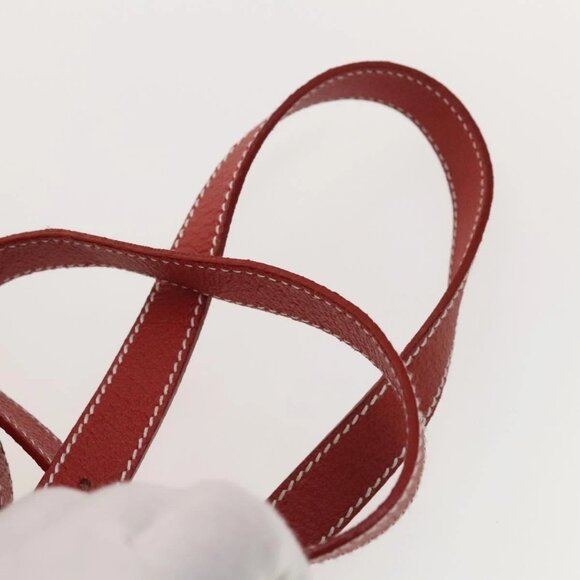 GUCCI Bamboo Backpack Suede Red Gold 003 1998 0030 Auth 127597 - Picture 9 of 16